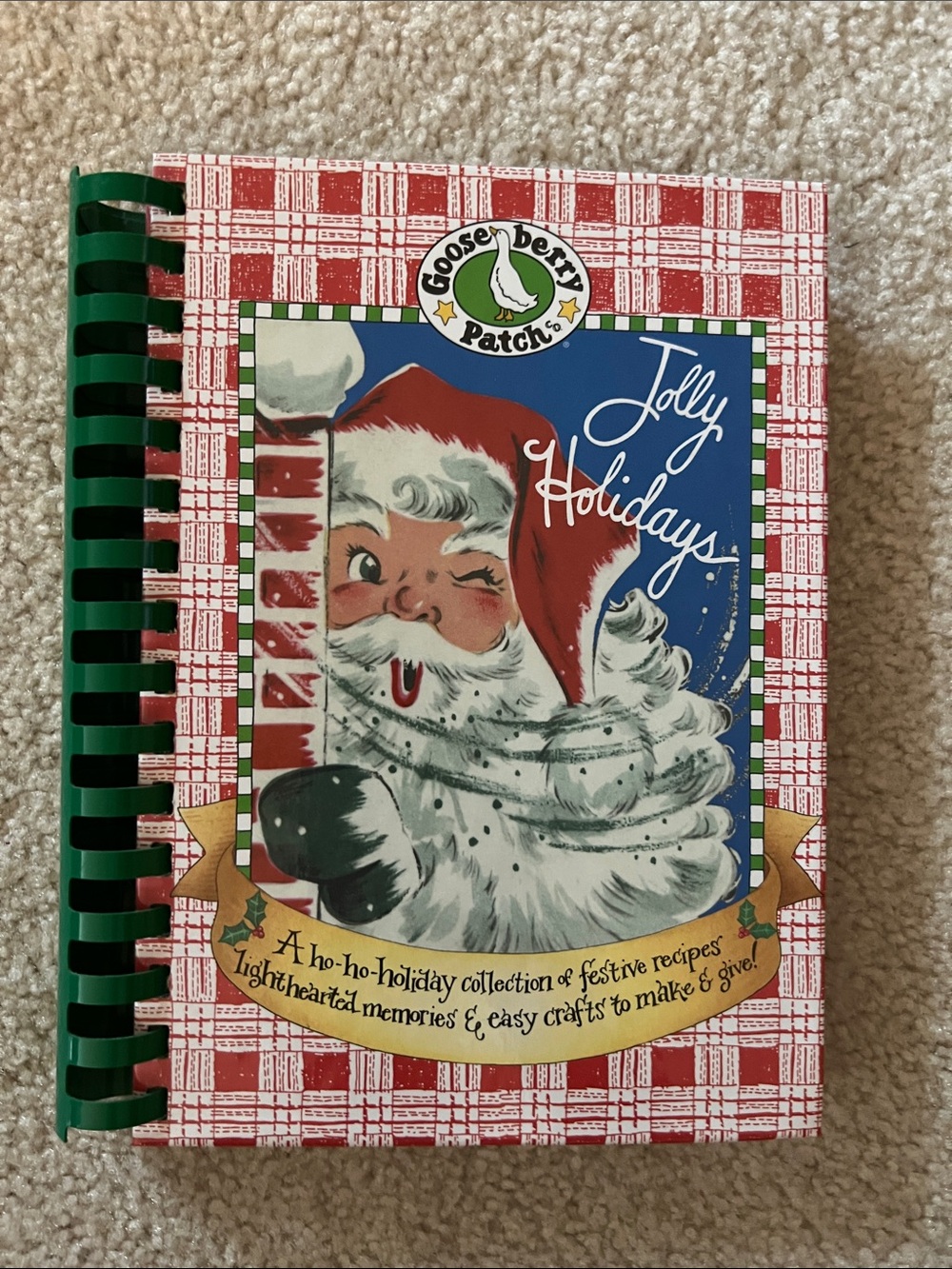 Gooseberry Patch Jolly Holidays Holiday Recipe Book - SFH